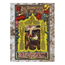 Alle Weihnachtsfreude-Vintage Weihnachtskarte Postkarten