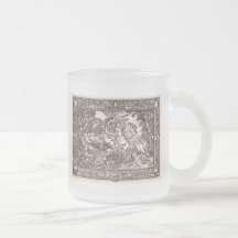 Allegorische Tapisserie der Winde Kaffee Tasse