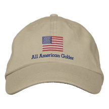 Aller amerikanische Golfspieler-Hut Bestickte Mütze