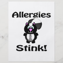 Allergie-Gestank-Stinktier-Bewusstseins-Entwurf Flyer
