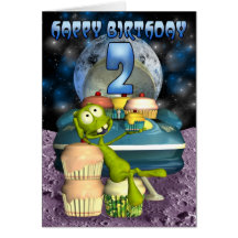 Alles Gute zum Geburtstag, aus dieser Welt heraus, Karten