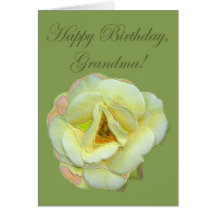 Alles Gute zum Geburtstag, Großmutter-Karte