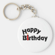 Alles Gute zum Geburtstag (Kerze) Schlüsselbänder