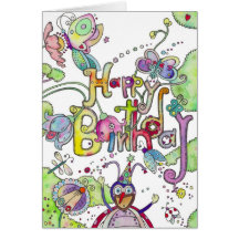 Alles Gute zum Geburtstag - Wanzen Karte