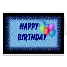 Alles Gute zum GeburtstagBallons Karte