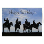 Alles Gute zum Geburtstagcowboy-Grußkarte