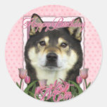 Alles- Gute zum Geburtstagmamma - Shiba Inus - Yas Stickers