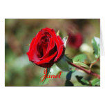 Alles- Gute zum GeburtstagRosen-Karte Janets