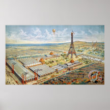Allgemeine Ansicht der universellen Ausstellung Plakatdrucke