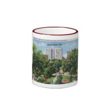 Allgemeines Quadrat, Wilkes-Barre PA Vintag Tasse