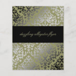 Alligator des Damast-311-Dazzling Flyerdruck