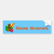 Aloha Hawaii-Surfer Autoaufkleber