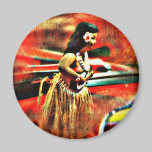 Aloha Hula Mädchen magnete