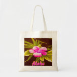 Aloha tropisches Blumenmuster Tragetaschen