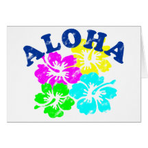 Aloha Vintag Karte