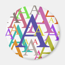 Alpha Kühlschrankmagnet