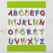 Alphabet-Buchstaben (4) Flyers