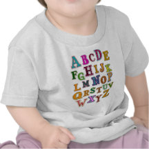Alphabet-Flecken Hemden