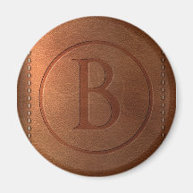 Alphabet Leder Buchstabe B Magnete