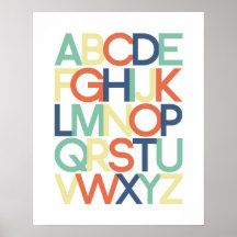 Alphabet-Plakat