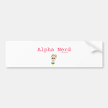 AlphaNerd Autosticker