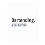Als Barmixer arbeiten… mag ich dieses Postkarten