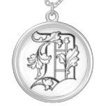 Alte englische Halskette der Initialen-D