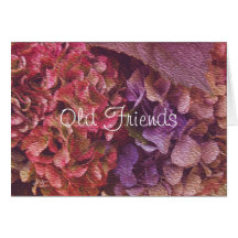Alte Freund-TapisserieHydrangeas   machen jedes mö Karte