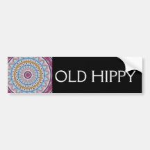 ALTE HIPPIE AUTO AUFKLEBER
