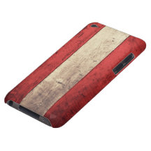 Alte hölzerne Österreich-Flagge iPod Touch Cover
