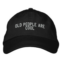 alte Leute sind cool Bestickte Caps