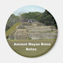 Alte Mayaruinen, Belize Kühlschrankmagnet