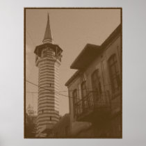 Alte Moschee in Damaskus - Syrien poster