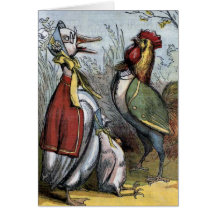 "Alte Mutter Gans und Herr Coxcomb " Grußkarten