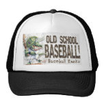 Alte Schulbaseball Dino! Hut Truckermützen