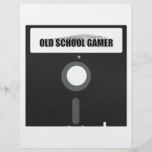 Alte SchulGamer Flyerdruck