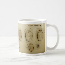Alte Stereolithographie Kaffee Tasse