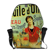 Alte Weltolivenöl Vintages Retro Kurier Tasche