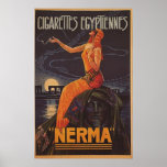 alte Werbungssammlung, Vintag, rauchend Poster