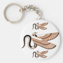 Alter Ägypter Winged Schlangen-Symbol Schlüsselband
