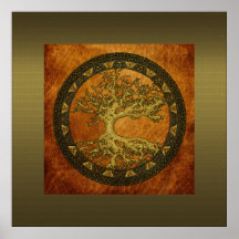 Alter Baum des Lebens Plakat