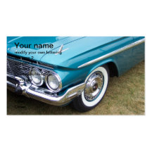 alter klassischer Auto Impala Visitenkartenvorlagen
