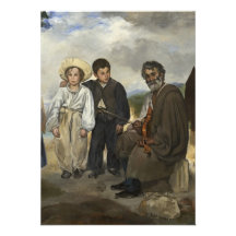 Alter Musiker Edouard Manet Individuelle Einladungen