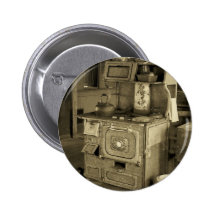 Alter Ofen Anstecknadelbutton