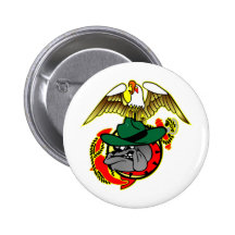 Alter Skool Eagle Bulldoggen-Anker Anstecknadelbutton