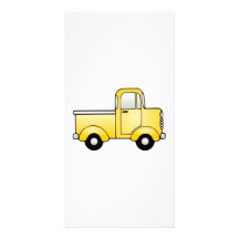 Alter Vintager LKW Personalisierte Photo Karte