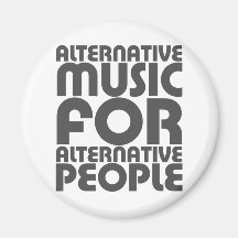Alternative Musik 4 alternative Leute - Emo Rock Kühlschrankmagnet