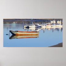 Altes Fischerboot Plakatdruck