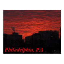 Altes Philadelphia Postkarte