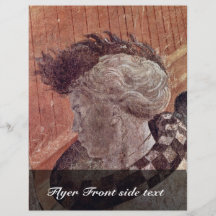 Altes Testament-Freskos auf Genese im Kloster Flyerdruck